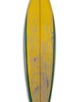 76" X 18" Yellow Wood Hanging Dimensional Sculpture