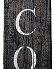 5' Rustic Black And White Front Porch Welcome Sign