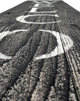 5' Rustic Black And White Front Porch Welcome Sign