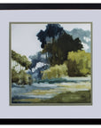 Set Of Two Bean Fields And Tall Trees Framed Art