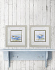 Set Of 2 Watercolor Shore Birds Framed Art