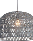 Gray Lantern Metal Dimmable Ceiling Light With Shades