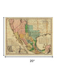 Vintage 1862 Civil War Map Unframed Print Wall Art