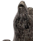 Set of Two Gray Resin Bear Decorative Bookends
