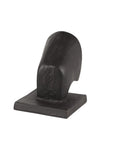 Set of Two 6" Black Metal Bull Decorative Bookends