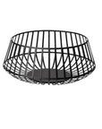 Set of Two Black Metal Decorative Bowl