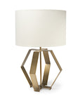 Gold Geometric Design Table Lamp
