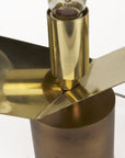 Golden Geometric Halo Table Or Desk Lamp