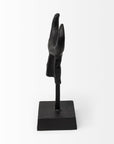 Black Metal Tribal Inspired Sculpture