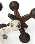 Set Of Three Iron Jack Sculptures
