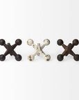 Set Of Three Iron Jack Sculptures