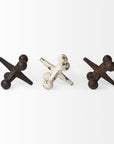 Set Of Three Iron Jack Sculptures