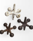 Set Of Three Iron Jack Sculptures