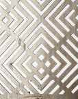 Set of Three Gold Metal Modern Abstract