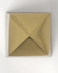 Set of Two 11" Gold Metal Tabletop Sculpture
