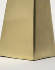 Set of Two 11" Gold Metal Tabletop Sculpture