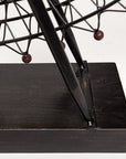 Metal And Wood London Eye Moveable Sculpture