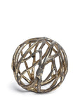 Petite Gold Metal Tree Branch Sculpture