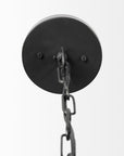 Black Lantern Metal Dimmable Ceiling Light With Black Shades
