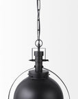 Black Metal Sphere Pendant Hanging Light
