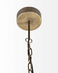Black Metal Geometric Globe Hanging Light