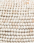Whitewash Beaded Ball Hanging Pendent Light