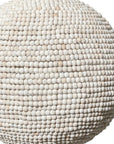 Whitewash Beaded Ball Hanging Pendent Light