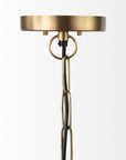 Gold Metal Sphere Pendant Hanging Light