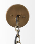 Gold Metal Sphere Pendant Hanging Light