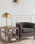 Gold Metal Sphere Pendant Hanging Light
