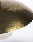Hammered Gold Metal Hanging Pendant Light