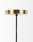 Gold Metal Wire Mesh Hanging Pendant Light