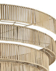 Light Brown Six Tier Hanging Chandelier