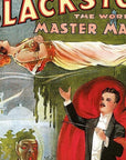 Vintage 1934 Blackstone Magic Unframed Print Wall Art