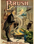 Vintage 1895 Blackstone Magic Unframed Print Wall Art