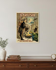 Vintage 1895 Blackstone Magic Unframed Print Wall Art