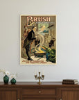 Vintage 1895 Blackstone Magic Unframed Print Wall Art