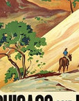 Vintage 1950s Bryce Canyon National Park Unframed Print Wall Art
