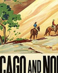Vintage 1950s Bryce Canyon National Park Unframed Print Wall Art