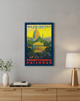 Washington Dc Vintage Travel Unframed Print Wall Art