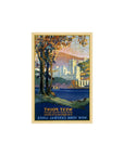 West Point New York Vintage Travel Unframed Print Wall Art