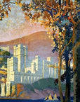 West Point New York Vintage Travel Unframed Print Wall Art