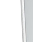 64" Silver Metal Wall Mounted And Freestanding Framed Accent Mirror
