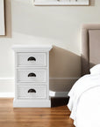 24" Solid Wood and Wood Nightstand