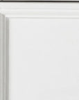 24" White Solid Wood Distressed One Drawer Nightstand