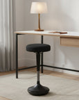 Black and Gray Adjustable Height Swivel Office Chair