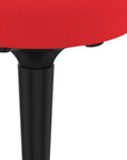 Red and Black Adjustable Height Swivel Office Chair
