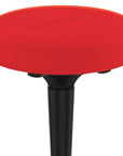 Red and Black Adjustable Height Swivel Office Chair