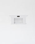 Classic White Two Hook Hanging Coat Rack
