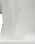 Classic White Wood Wide Six Hook Coat Rack